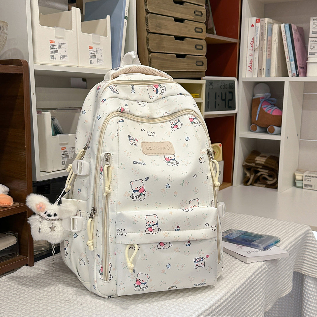 Cute Character-Themed School Backpack