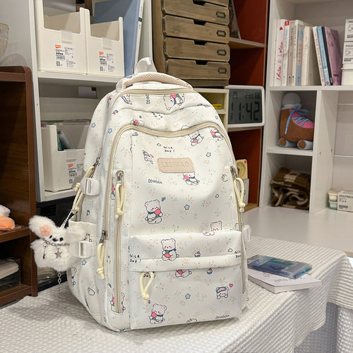 Cute Character-Themed School Backpack