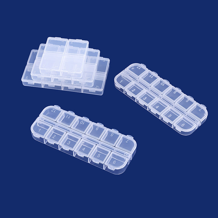 Multi-Compartment Craft Supply Storage Box Bowlift