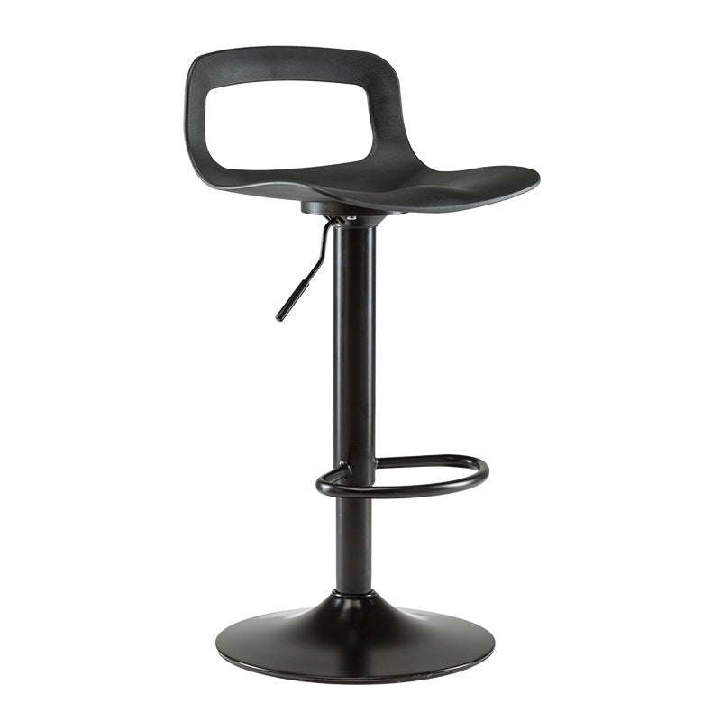 Height adjustable bar stool with ergonomic seat and swivel design Bowlift