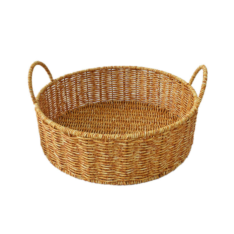Handwoven Natural Rattan Storage Baskets Set Bowlift