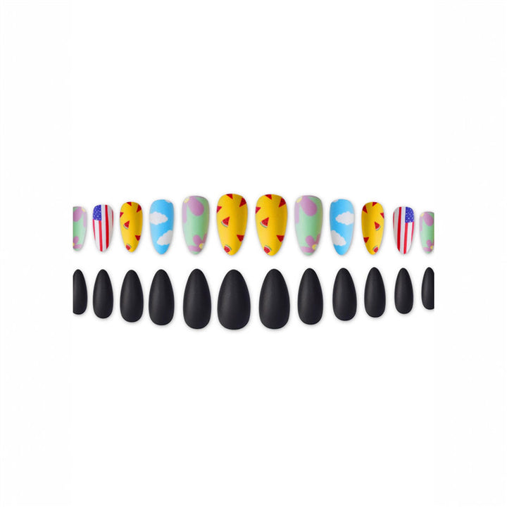 Creative Themed Press-On Nail Set Bowlift
