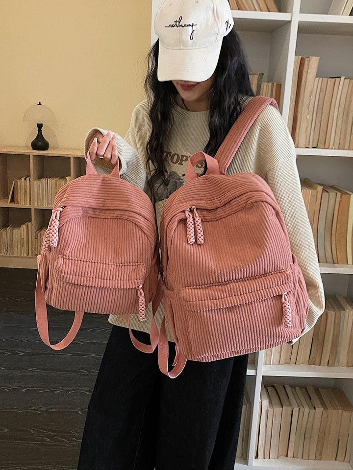 Cord-Backpack with Comfortable Straps Bowlift