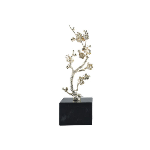 Artistic Silver Blossom Tree Sculpture