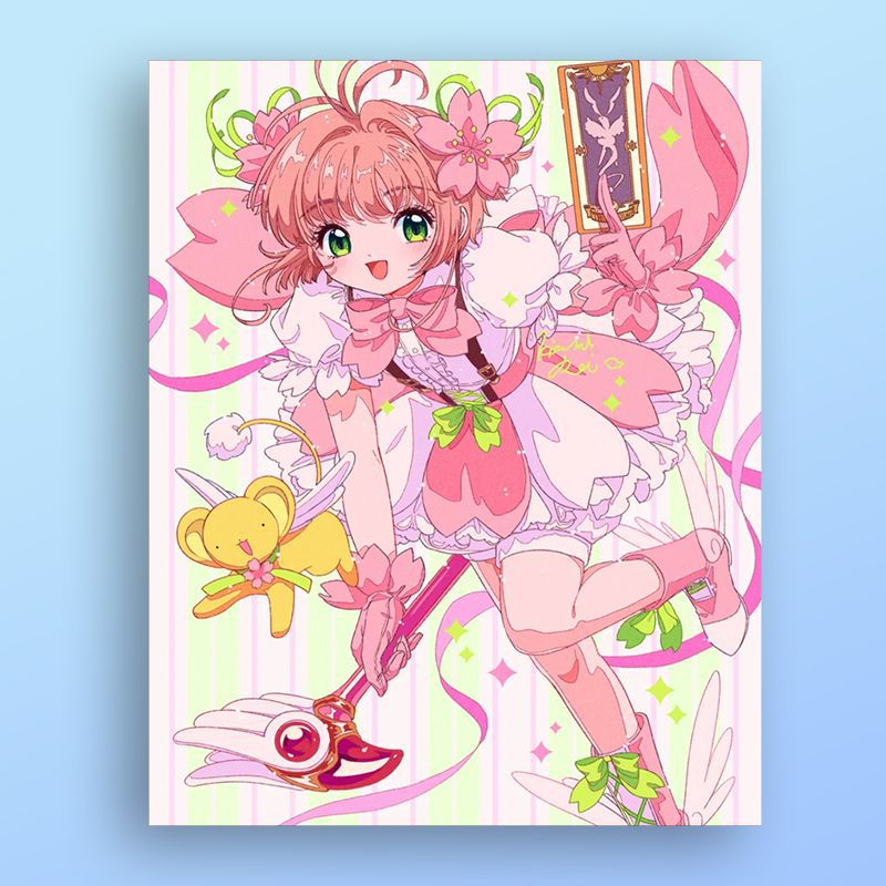 Anime-Inspired Illustration Art Print Bowlift