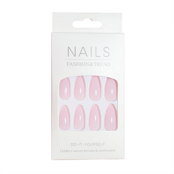 Press-On Nail Kit with Almond Shape and Natural Finish Bowlift