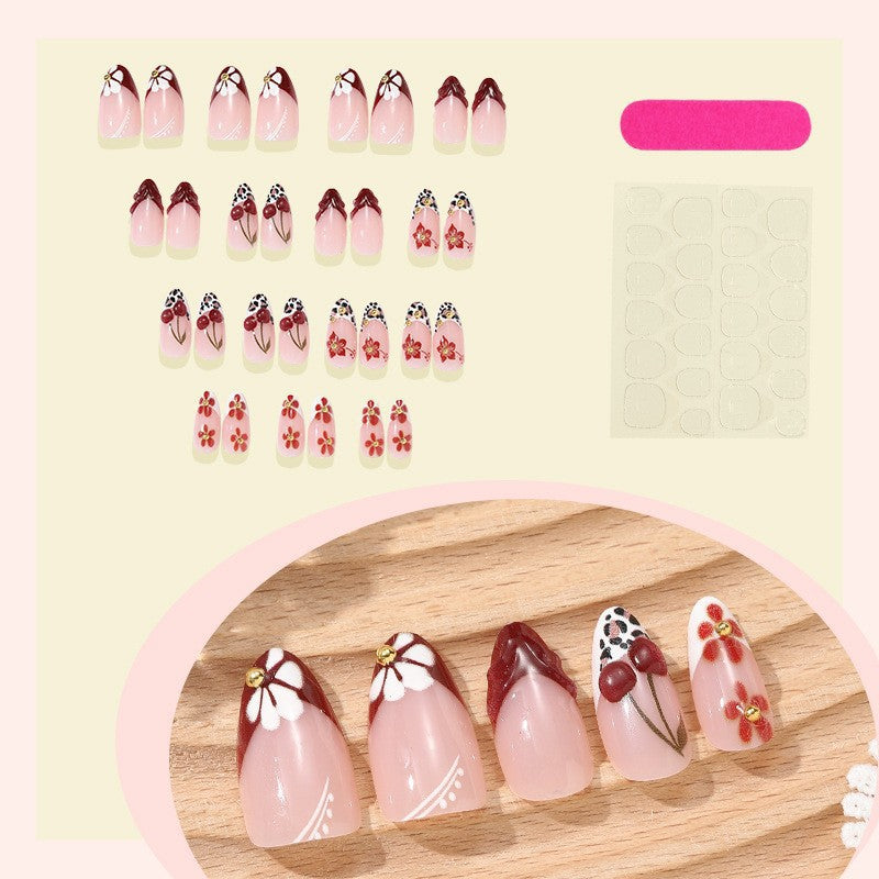 Creative Nail Art Set with Floral and Animal Designs Bowlift