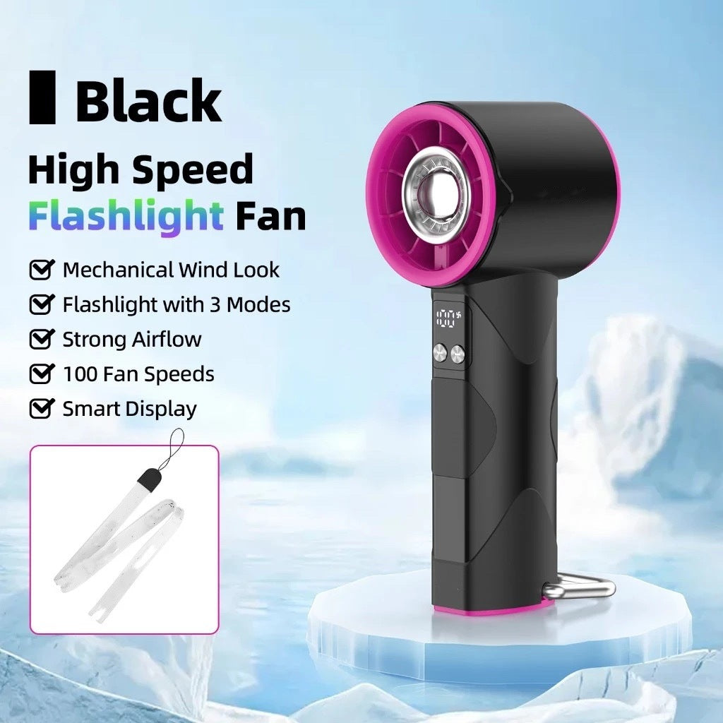 Ladies high-speed fan with flashlight Bowlift