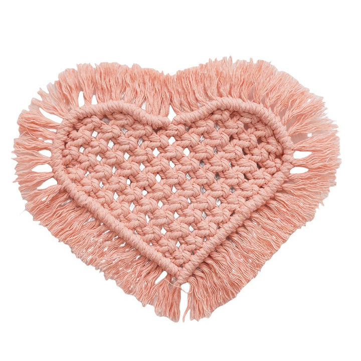 Decorative Macrame Heart Wall Hanging Bowlift