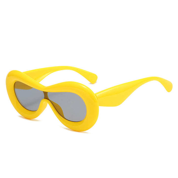 Women's futuristic eye mask sunglasses Bowlift