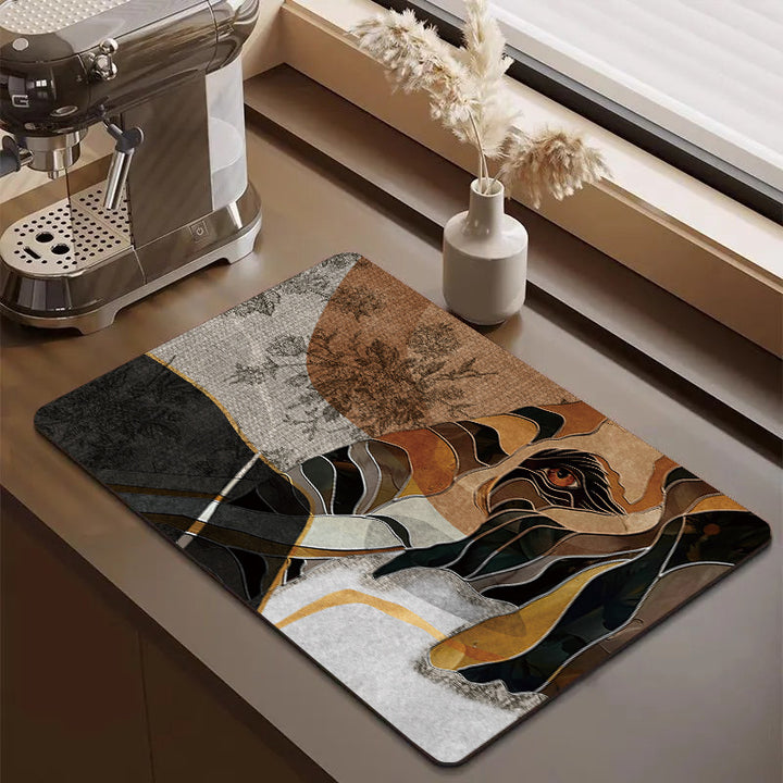 Decorative Kitchen Mat Bowlift