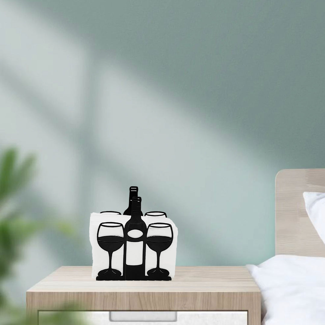 Decorative Wine Glass and Bottle Holder
