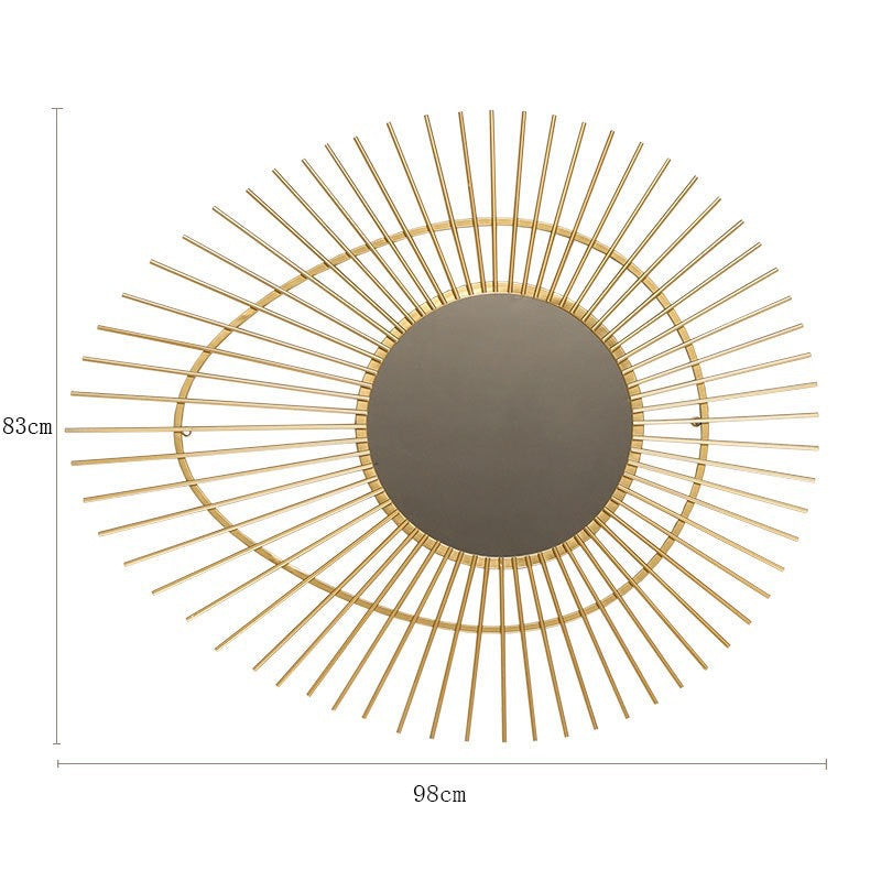 Sunburst Decorative Wall Mirror Bowlift
