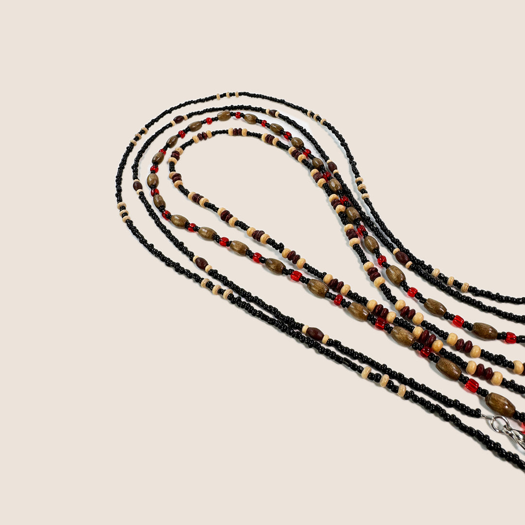 Beaded Eyewear Retainer Chain Bowlift
