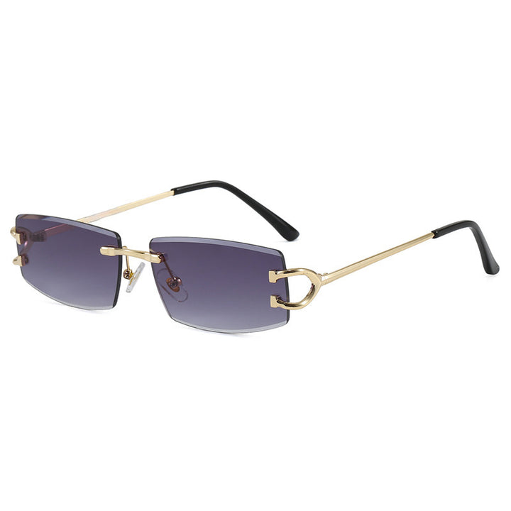 Women Elegant Minimalist Sunglasses with Unique Metal Details Bowlift