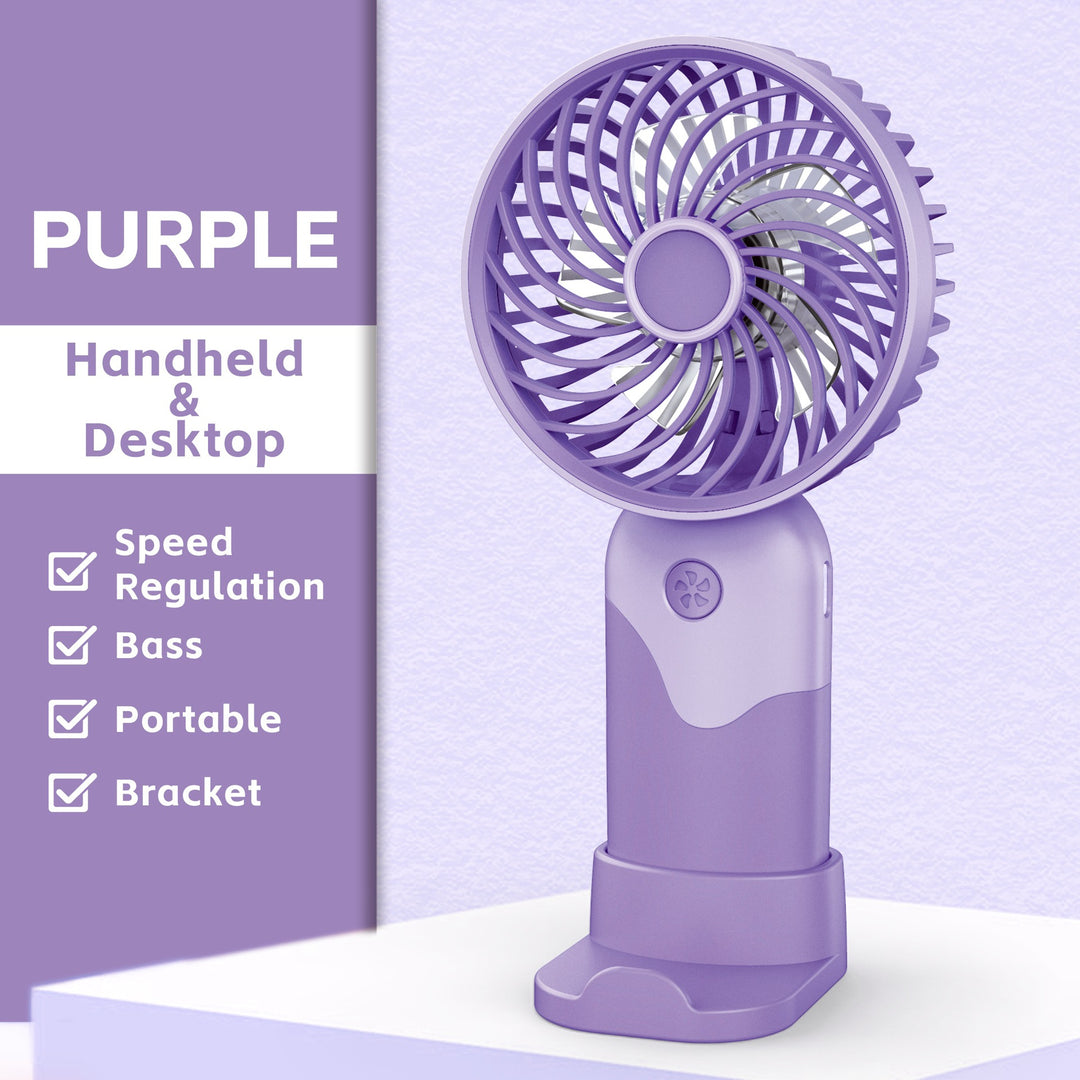 Ladies Portable Handheld Fan with Height Adjustable Stand Bowlift