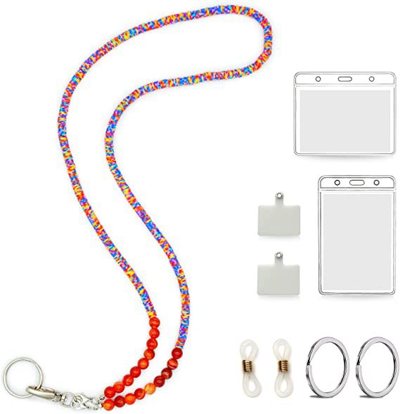 Beaded ID Badge Lanyard Bowlift