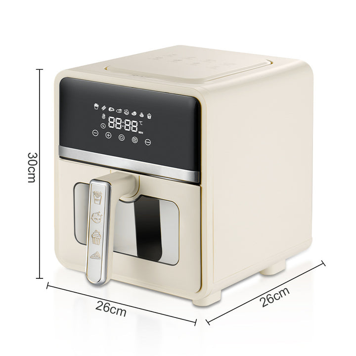 High-Capacity Multifunctional Air Fryer with 360° Air Circulation Bowlift