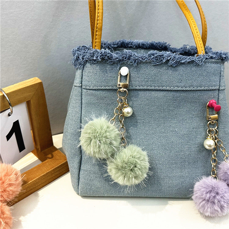 Stylish Denim Tote Bag Bowlift