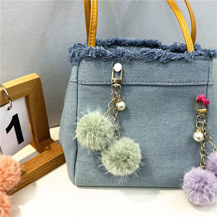 Stylish Denim Tote Bag Bowlift