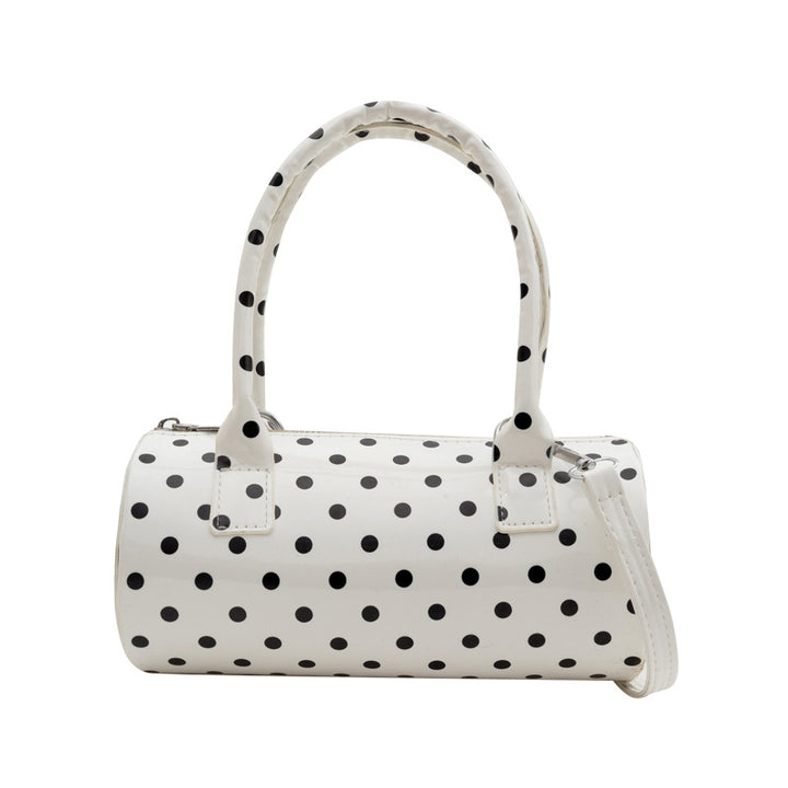 WoChic Structured Polka Dot Handbag Bowlift