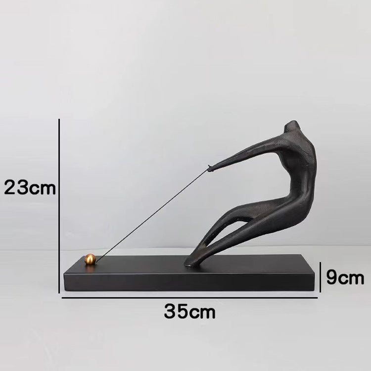 Elegant Abstract Figurative Sculpture