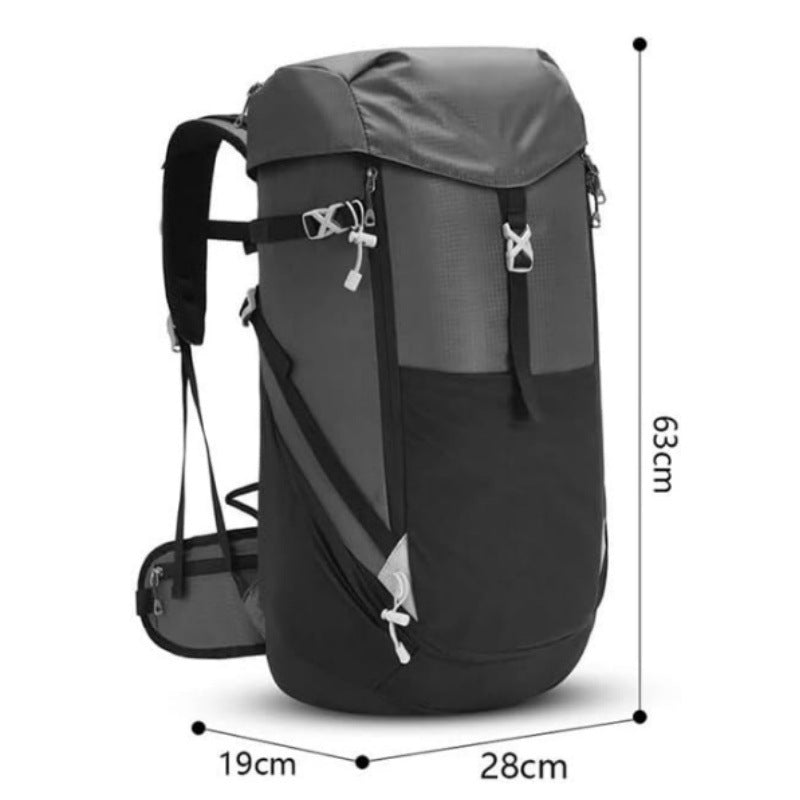 Outdoor backpack with waterproof fabric and many practical compartments Bowlift