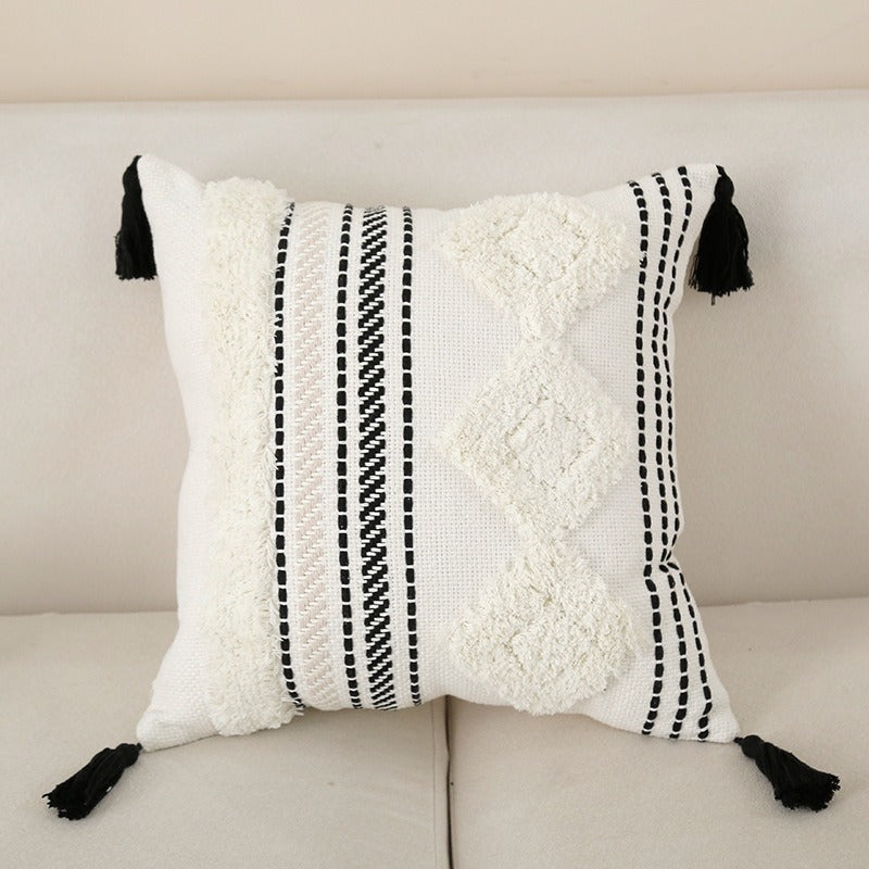 Women's Decorative Pillowcase with Textured Design Bowlift