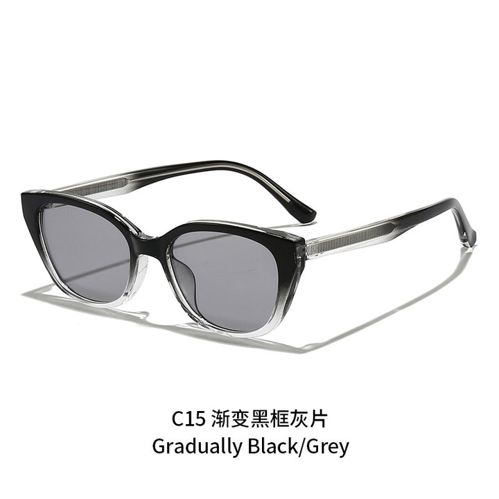 Women's Cat-Eye Sunglasses with UV Protection and Fashionable Frame Bowlift