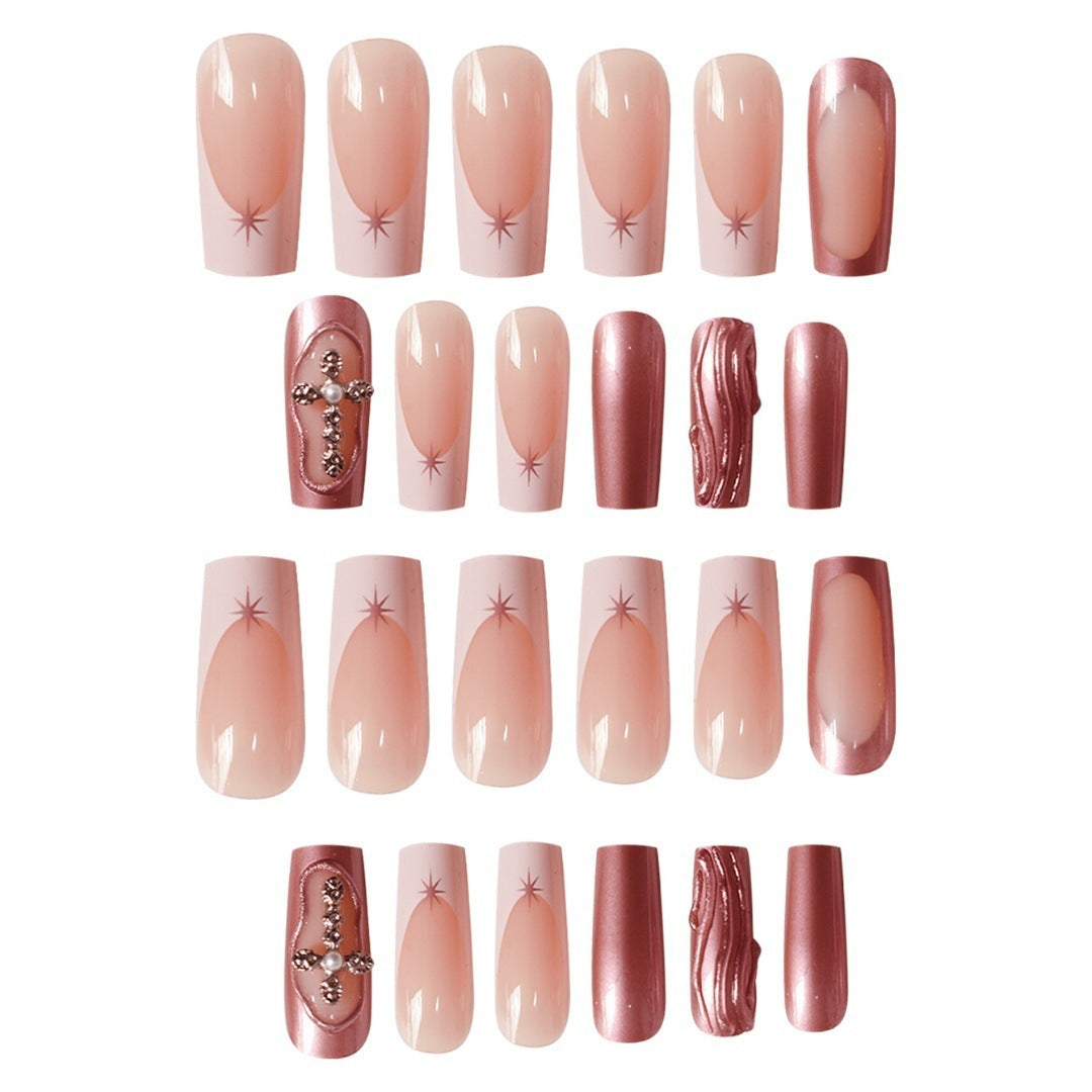Glamorous Artistry Press-On Nail Set Bowlift