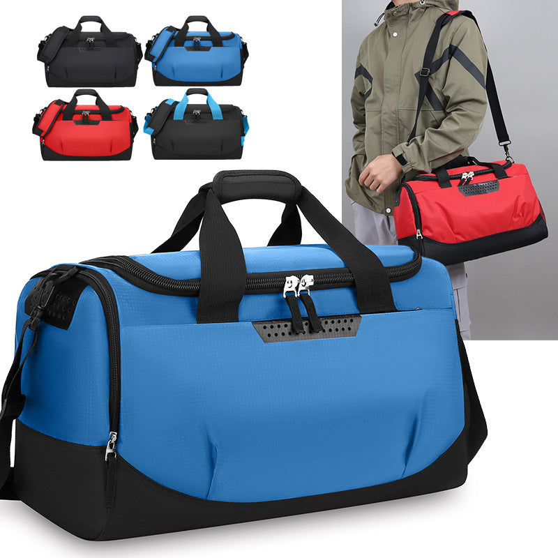 Sporty travel bag with ergonomic carrying system and innovative compartments Bowlift