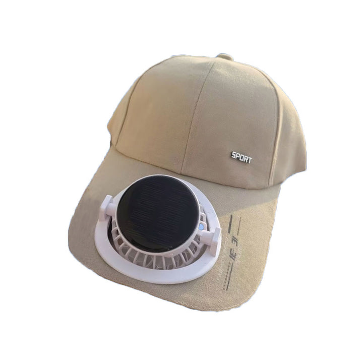 Portable solar-powered USB-C fan with digital battery indicator Bowlift