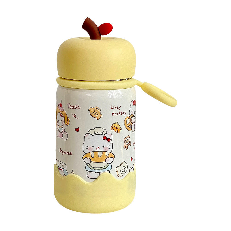Women portable coffee cup with creative lid Bowlift