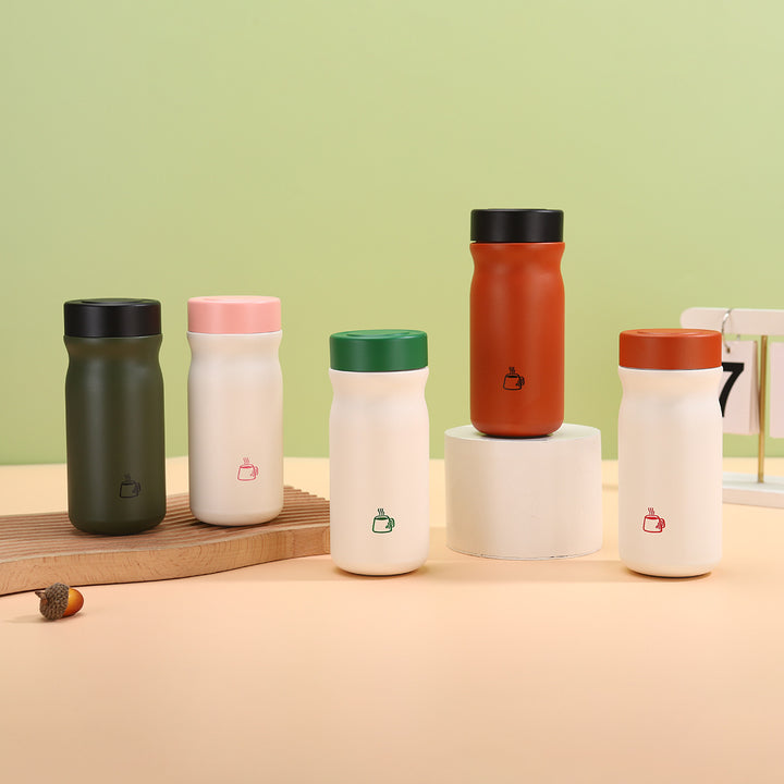 Women Insulated Coffee Mug with Practical Drip Stop Bowlift