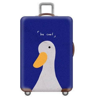 Unisex hard shell trolley with cute duck design, lightweight cabin-friendly luggage with telescopic handle and interior organization Bowlift