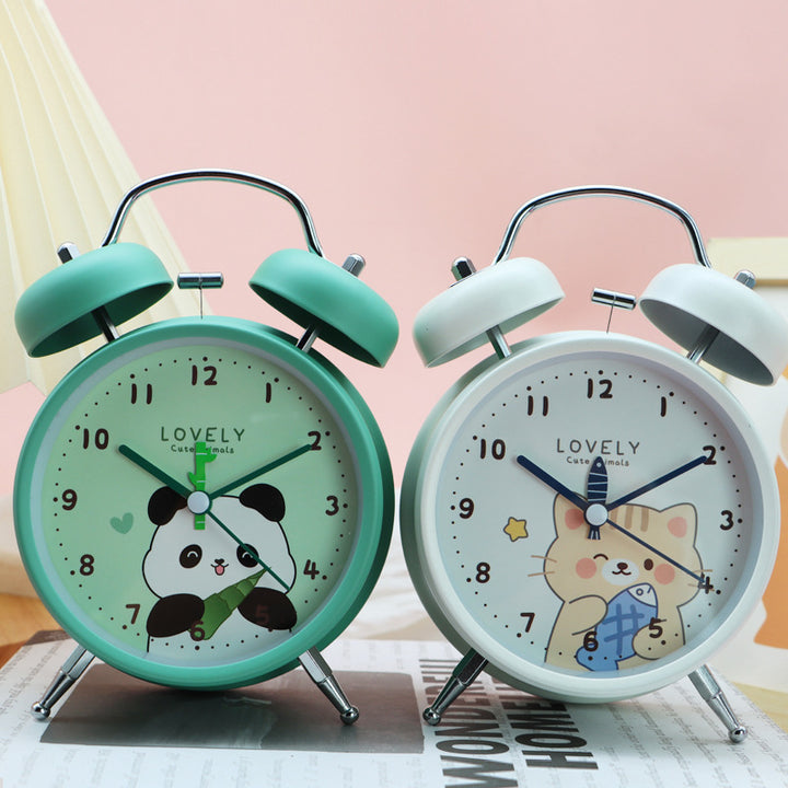 Cute animal design alarm clock Bowlift