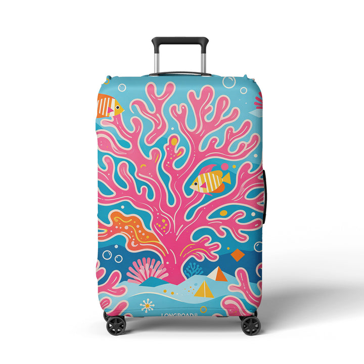 Women's suitcase sock with colorful coral design Bowlift
