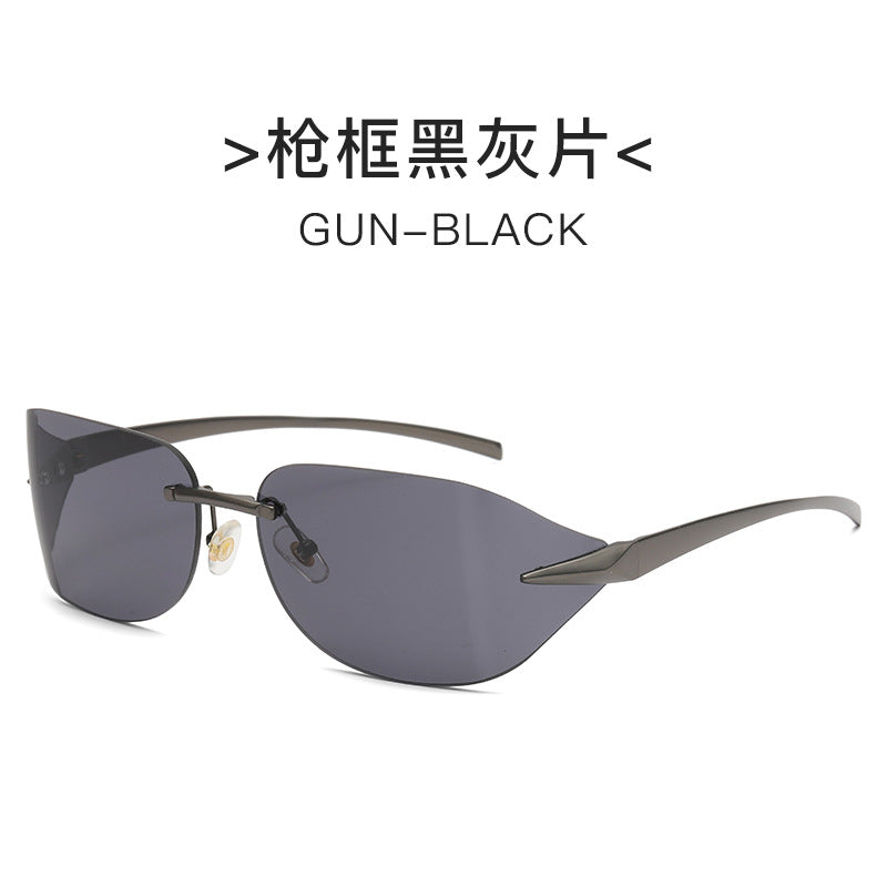 Women futuristic sunglasses with elegant minimalist design Bowlift