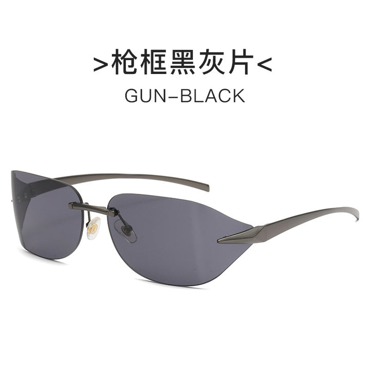Women futuristic sunglasses with elegant minimalist design Bowlift
