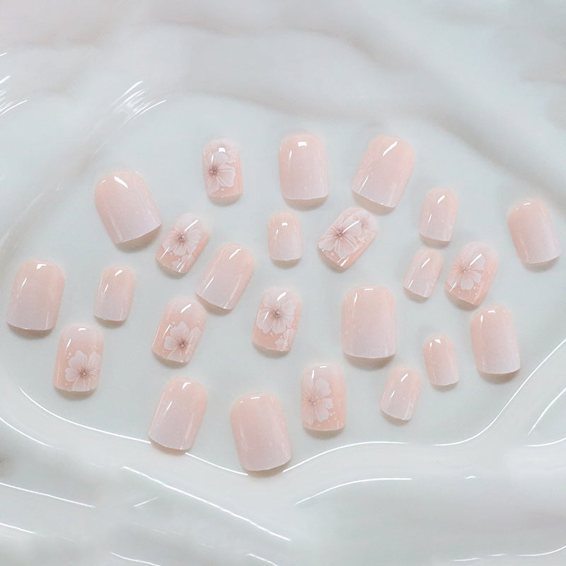 Floral Art Nail Design Bowlift