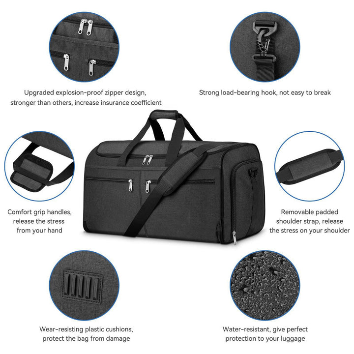 Spacious Travel Duffel Bag Bowlift