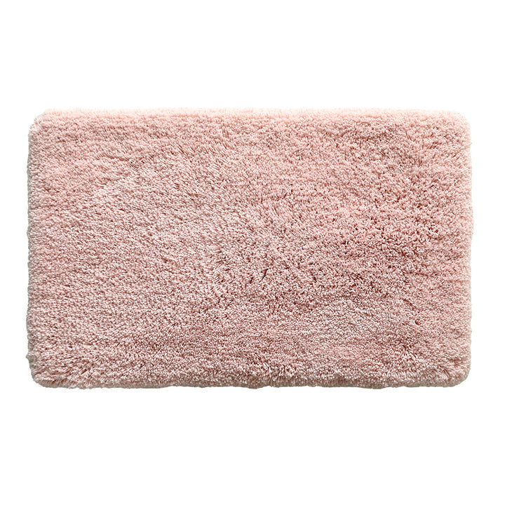 Soft Bath Mat with Striped High-Pile Surface