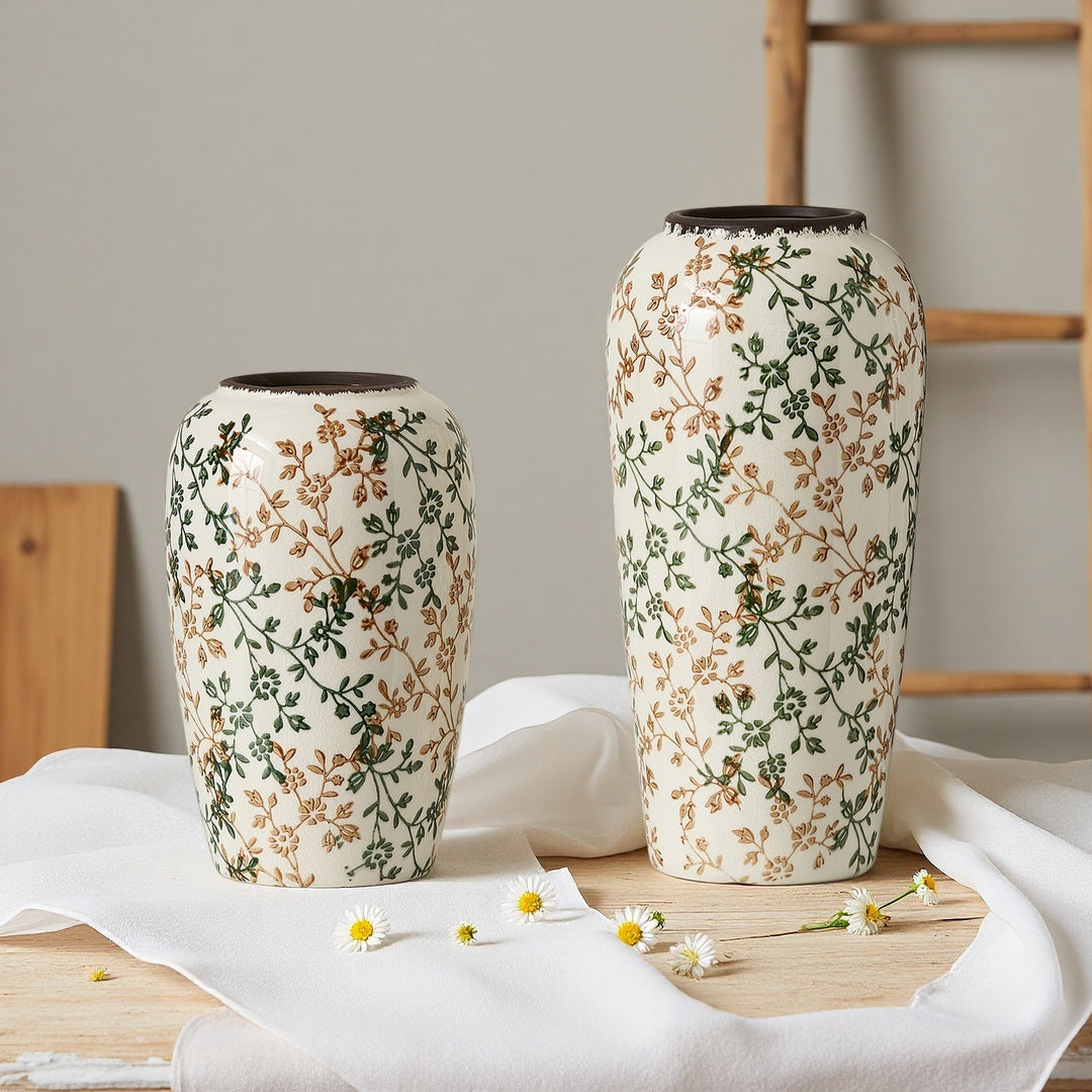 Floral ceramic vase Bowlift