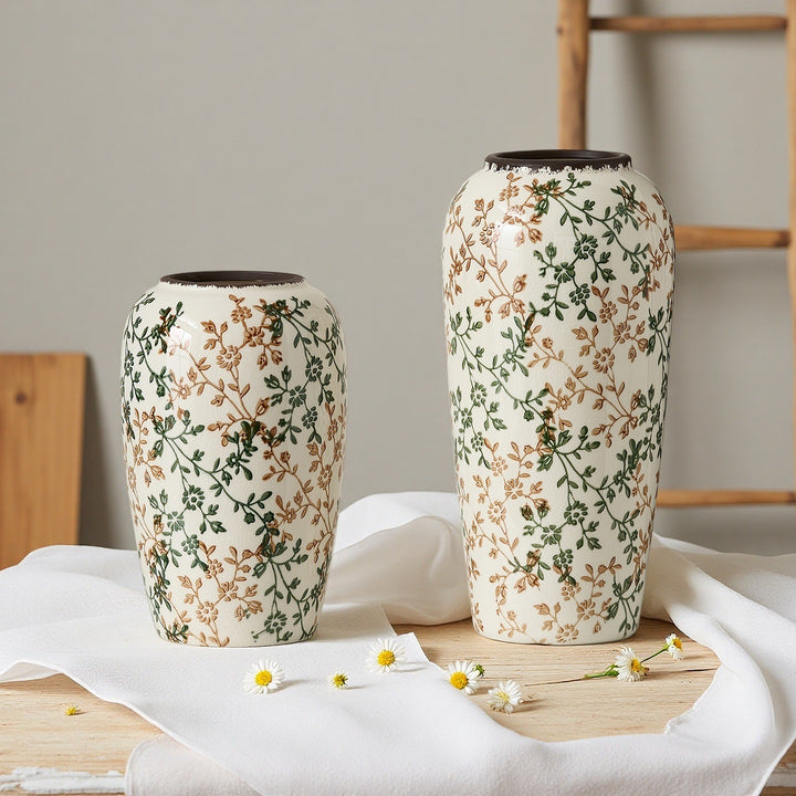 Floral ceramic vase Bowlift