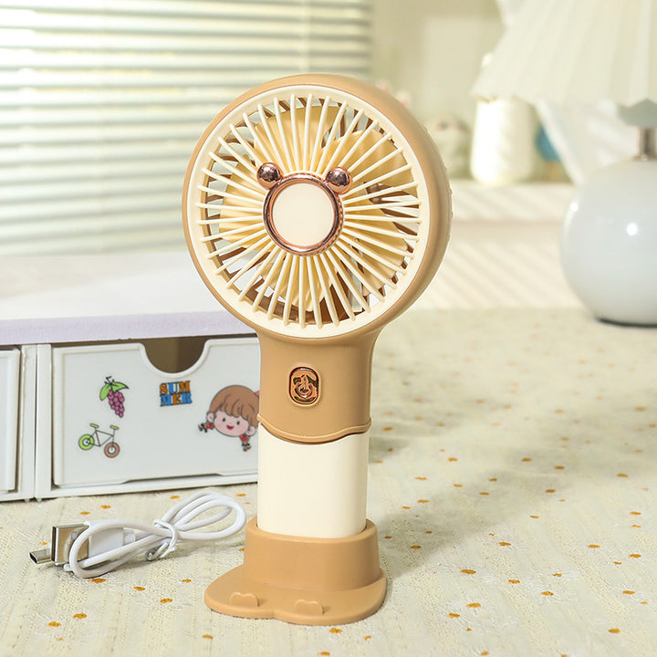 Women Portable Hand Fan with Innovative Animal Design Bowlift
