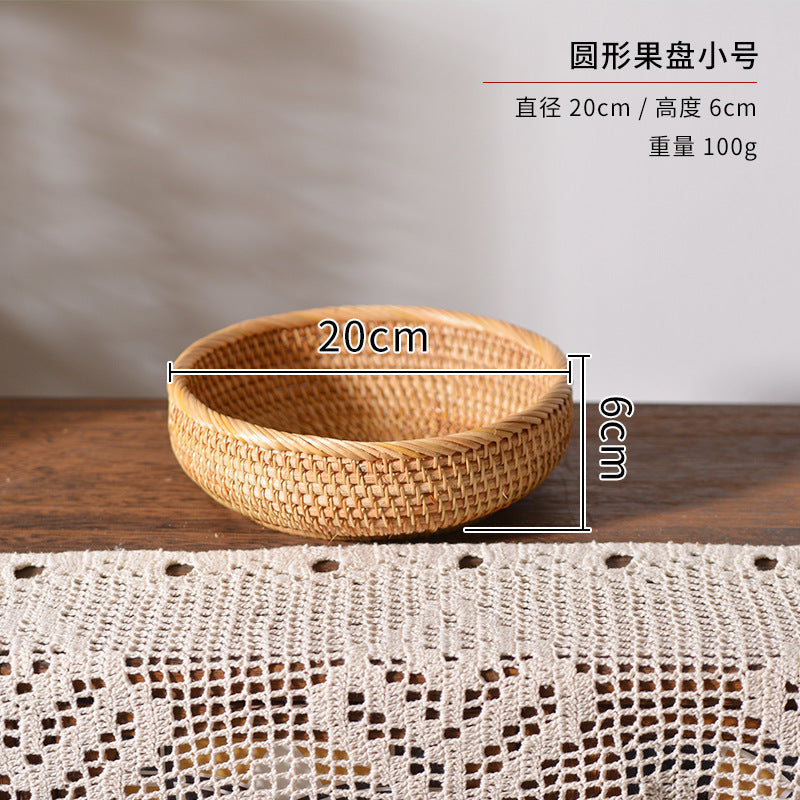 Ladies' beef decoration basket made of natural material Bowlift
