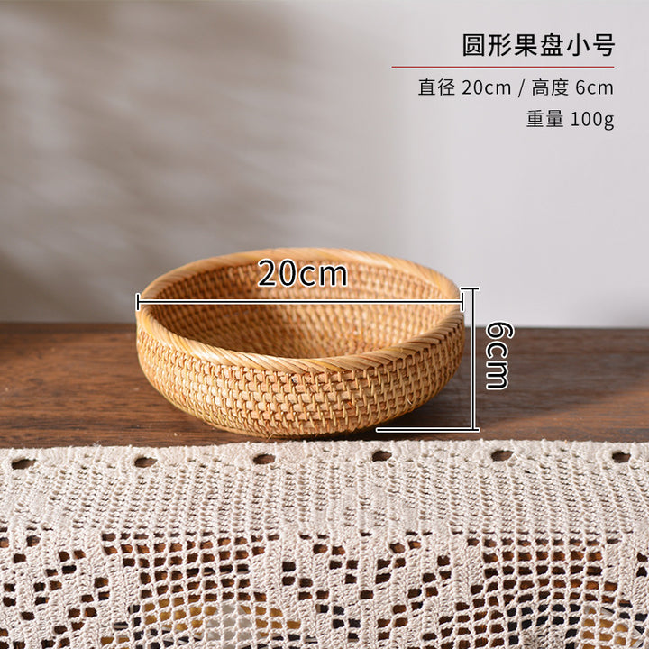 Ladies' beef decoration basket made of natural material Bowlift