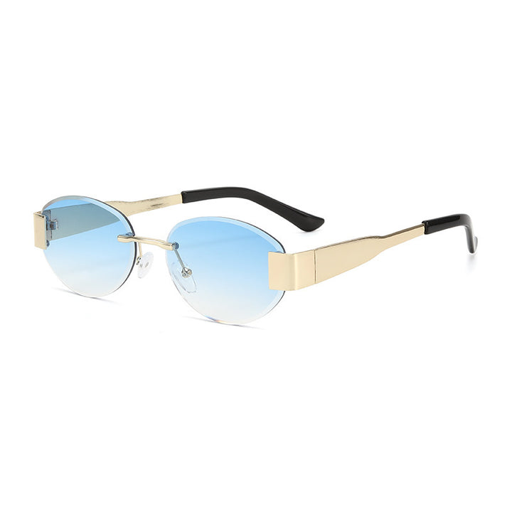 Women's glamorous sunglasses with clear, elegant frame and protective UV filter Bowlift