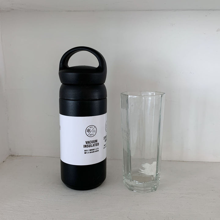 Women Insulated Water Bottle with Ergonomic Carry Handle Bowlift