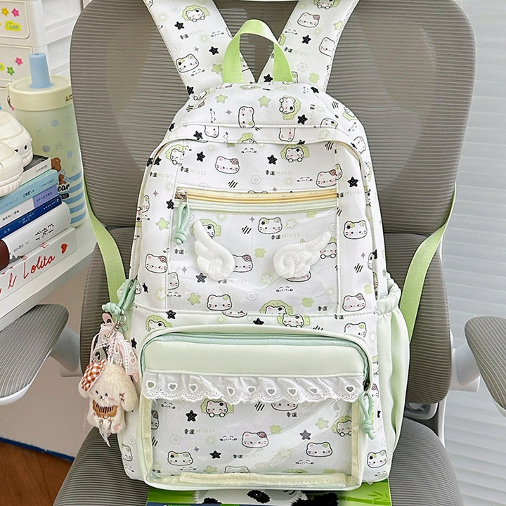 Cute Cartoon Print Backpack